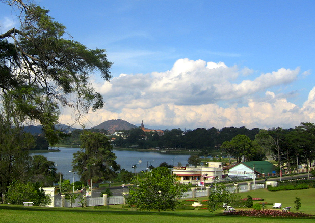 Da Lat, view to Xuan Huong lake 2