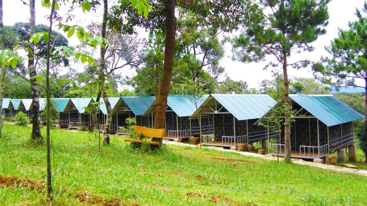 Hệ thống Khu Lều Trại với sức chứa 1000 khách/lượt